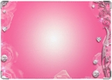 Обложка на паспорт с уголками, Розовый Стиль