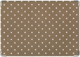 Обложка на паспорт с уголками, brown and white polka dots
