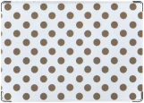 Обложка на паспорт с уголками, brown polka dots M