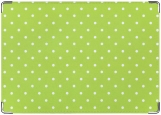 Обложка на паспорт с уголками, greengrass and white polka dots