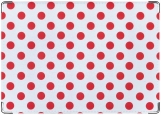 Обложка на паспорт с уголками, red polka dots M