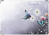 Обложка на паспорт с уголками, сказочный мир