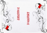 Обложка на паспорт с уголками, PASSPORT