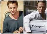 Обложка на паспорт с уголками, Rupert Penry-Jones