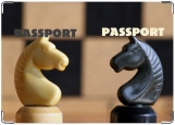 Обложка на паспорт с уголками, Ход конем