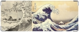 Обложка на студенческий, Кацусика Хокусай — Большая волна Канагавы