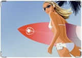 Обложка на паспорт с уголками, Surfing