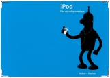 Обложка на паспорт с уголками, ipod apple futurama bender