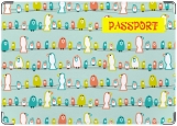 Обложка на паспорт с уголками, Птички