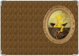 Обложка на паспорт с уголками, Портрет Барта Симпсона