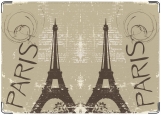 Обложка на паспорт с уголками, Парижская башня