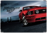 Обложка на автодокументы с уголками, Mustang