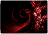 Обложка на паспорт с уголками, Abstract_Red