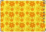 Обложка на паспорт с уголками, Желтые цветочки