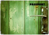 Обложка на паспорт с уголками, Дверь