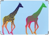 Обложка на паспорт с уголками, Жирафы