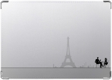 Обложка на паспорт с уголками, Пара в париже