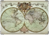 Обложка на паспорт с уголками, Карта путешествий