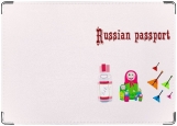 Обложка на паспорт с уголками, Russian passport