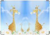 Обложка на паспорт с уголками, Жираф