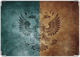 Обложка на паспорт с уголками, Герб РФ