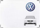 Обложка на автодокументы с уголками, VW Passat