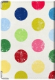 Обложка на студенческий, multy color polka dots