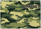 Обложка на паспорт с уголками, Военный