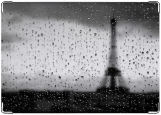 Обложка на паспорт с уголками, Rain in Paris