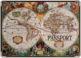 Обложка на паспорт с уголками, Паспорт географический.