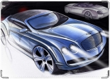 Обложка на автодокументы с уголками, Bentley_Continental_GT