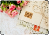 Обложка на паспорт с уголками, Письма из Франции