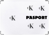 Обложка на паспорт с уголками, CK