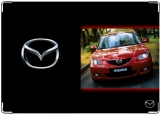 Обложка на автодокументы с уголками, Mazda 3