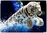 Обложка на паспорт с уголками, созвездие тигра