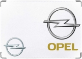 Обложка на автодокументы с уголками, Opel