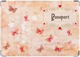 Обложка на паспорт с уголками, Весна