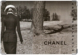 Обложка на автодокументы с уголками, Chanel