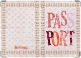 Обложка на паспорт с уголками, Рукодельница