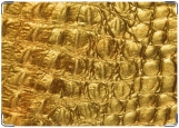 Обложка на паспорт с уголками, золотая кожа