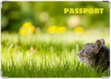 Обложка на паспорт с уголками, Одуванчик