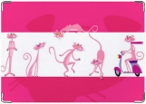 Обложка на автодокументы с уголками, Розовая Пантера