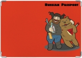 Обложка на паспорт с уголками, Russian Passport