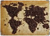 Обложка на паспорт с уголками, Кофейная карта