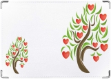 Обложка на паспорт с уголками, Дерево любви!