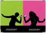 Обложка на паспорт с уголками, iPOD5