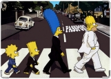 Обложка на паспорт с уголками, Simpsons