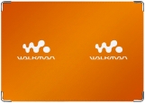 Обложка на паспорт с уголками, Walkman