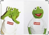 Обложка на паспорт с уголками, supreme