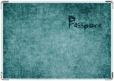 Обложка на паспорт с уголками, текстура